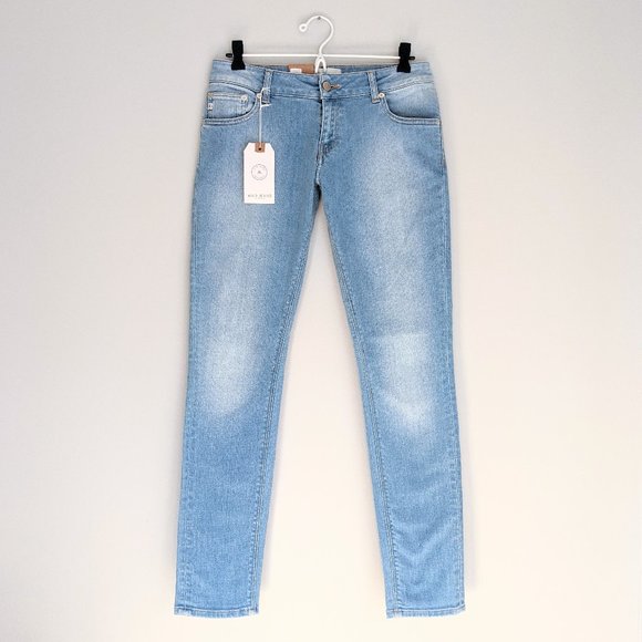 NWT MUD Jeans Sustainable Ethical Denim Skinny Lilly in Blue Pride Wash - Picture 5 of 12